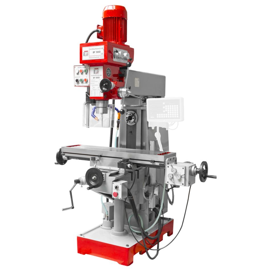 Holzmann BF500D_400V Universalfräsmaschine 2 Frässpindel