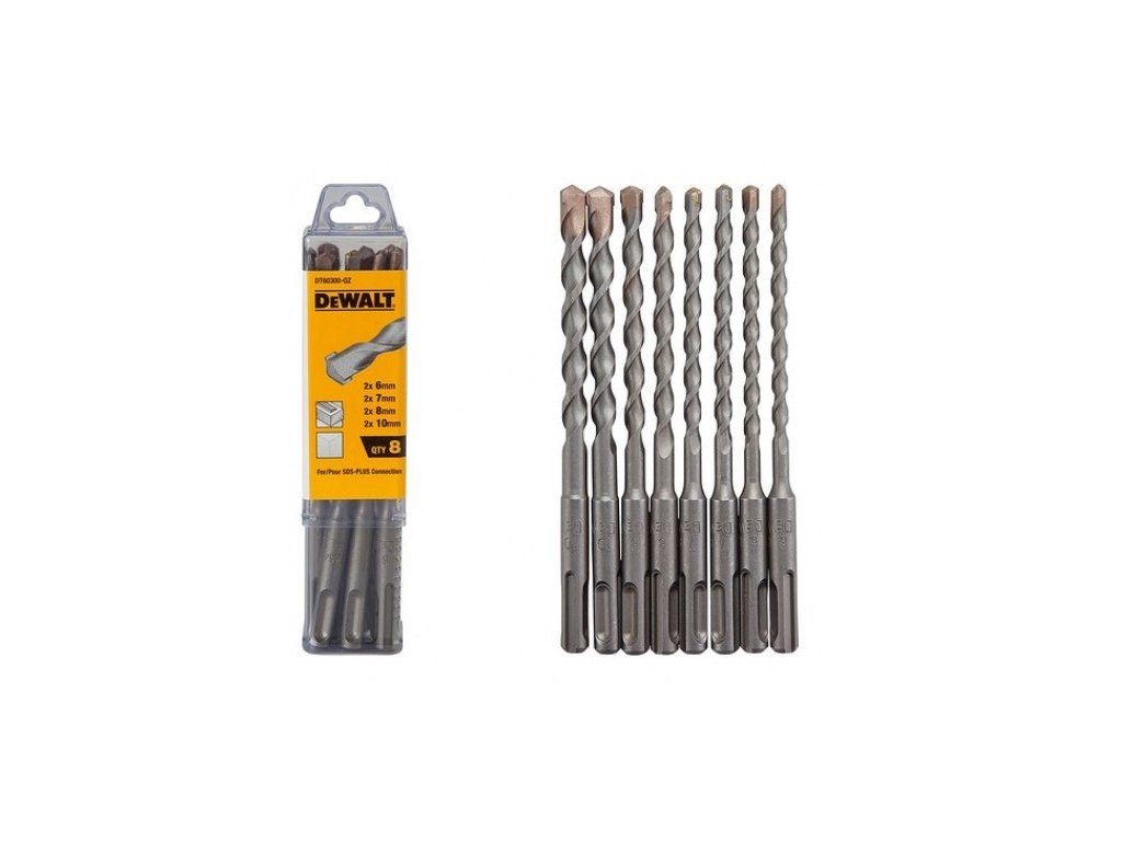 DeWalt Zubehör DT60300-QZ SDS-Plus Bohrer Set Extreme,8-teilig