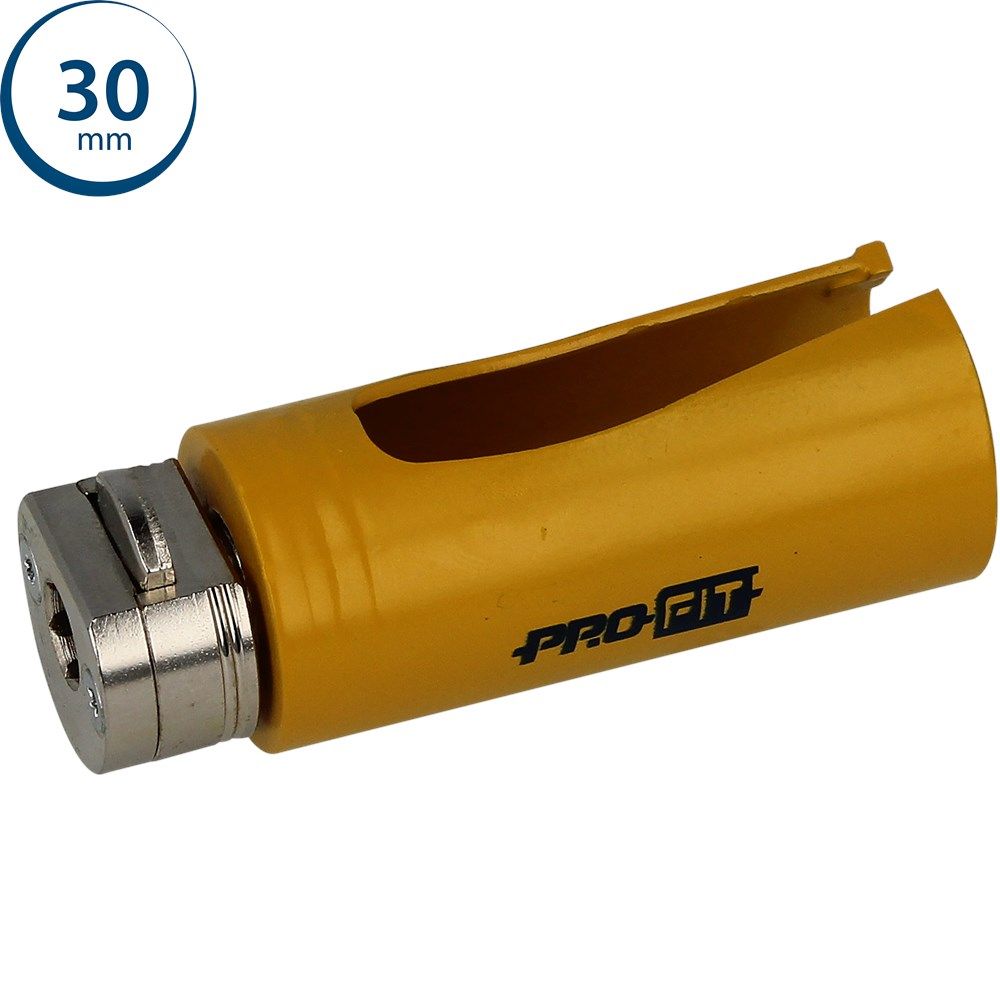ProFit 09081030 Mehrzweck-Lochsäge 30 mm mit integriertem Adapter