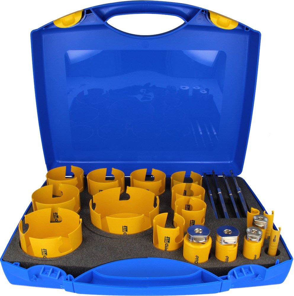 ProFit 090816127DCT Lochsäge Multi Purpose Set 16/19/22/25/29/35/44/51/56/64/68/73/76/82/92/102/127 mm