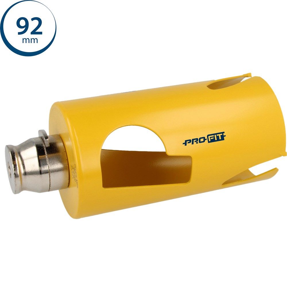 ProFit 09281092 Mehrzweck-Lochsäge lang 92 mm mit integriertem Adapter