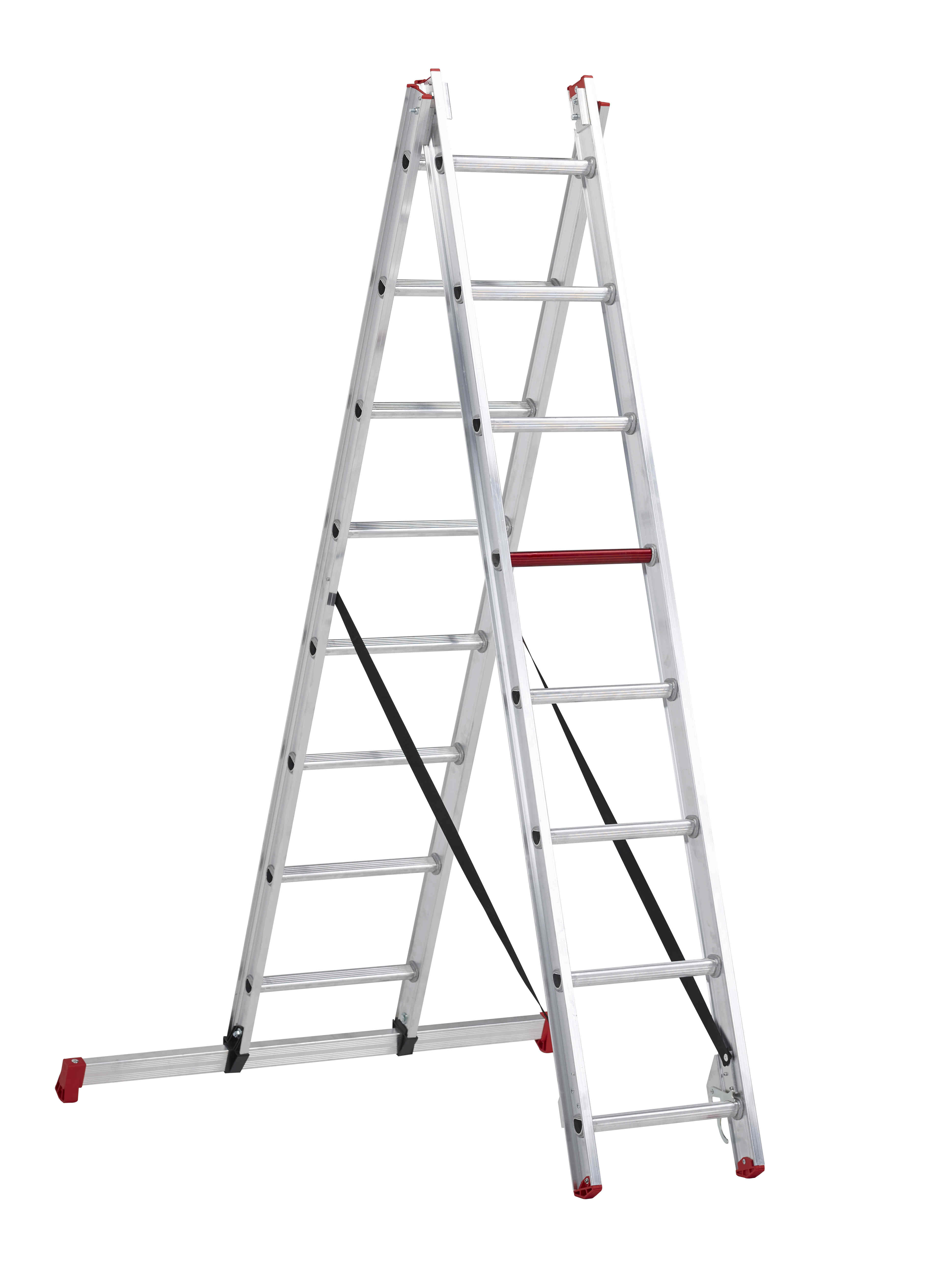 Altrex 108408 All Round 2-teilige Reformleiter AR 2040 2 x 8