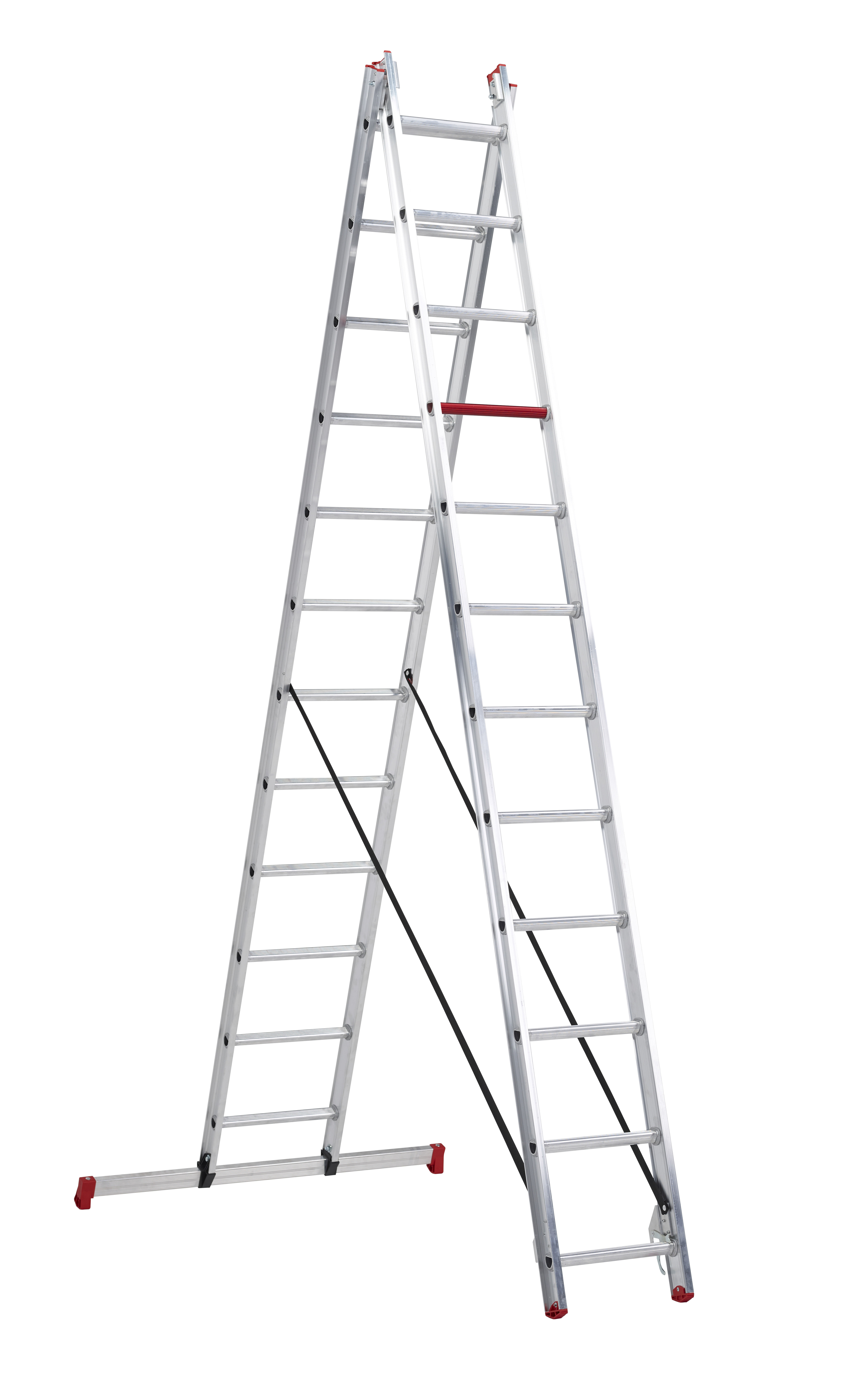 Altrex 108412 All Round 2-teilige Reformleiter AR 2060 2 x 12