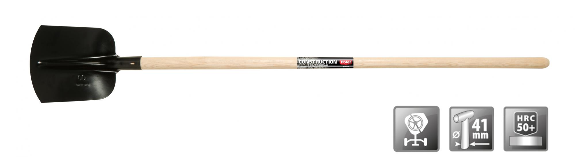Polet 110216S Profi-Sandschaufel NR00 M/ST 1.3M