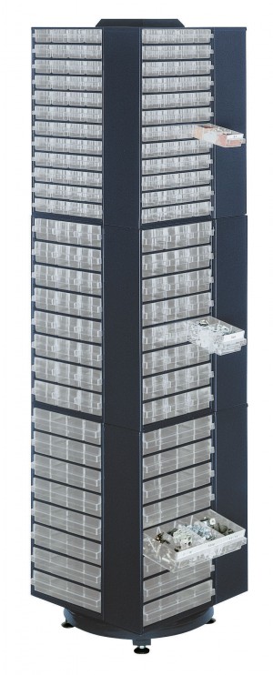 Raaco 137447 Drehturm für Stahlmagazine Serie 1200 leer