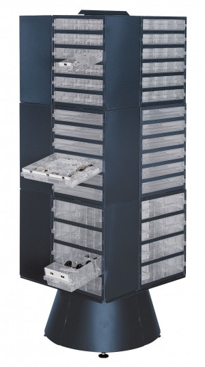 Raaco 137607 Drehturm für Stahlmagazine Serie 250 leer