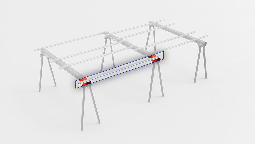 Battipav 13.802.32 Erweiterungsprofil für Multi Bench
