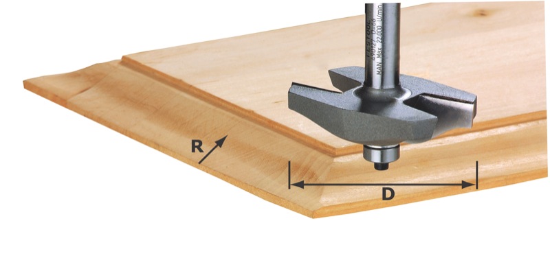 Festool Zubehör 490127 Abplattfräser HW S12 D67 x D12