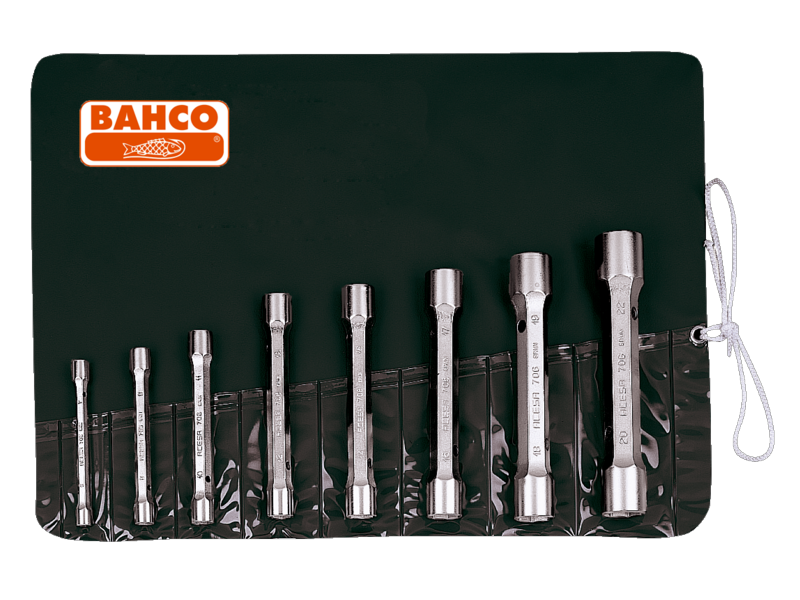 Bahco 27M/8T Metrischer Doppelsteckschlüssel-Satz - 8 Stück/Tasche