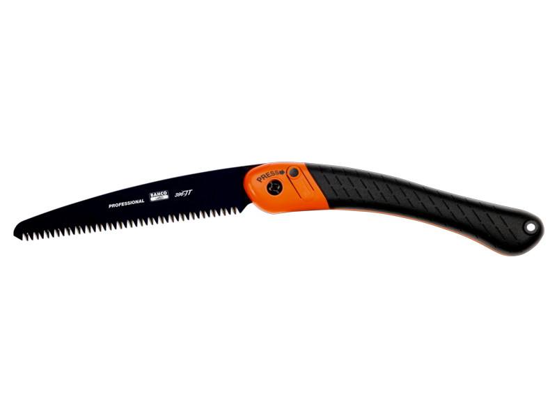 Bahco 396-JT Klappbare Astsäge mit 2-Komponenten-Griff für Arbeiten im Obst-, Wein- und Landschaftsbau, 7 ZpZ, 7 1/2"