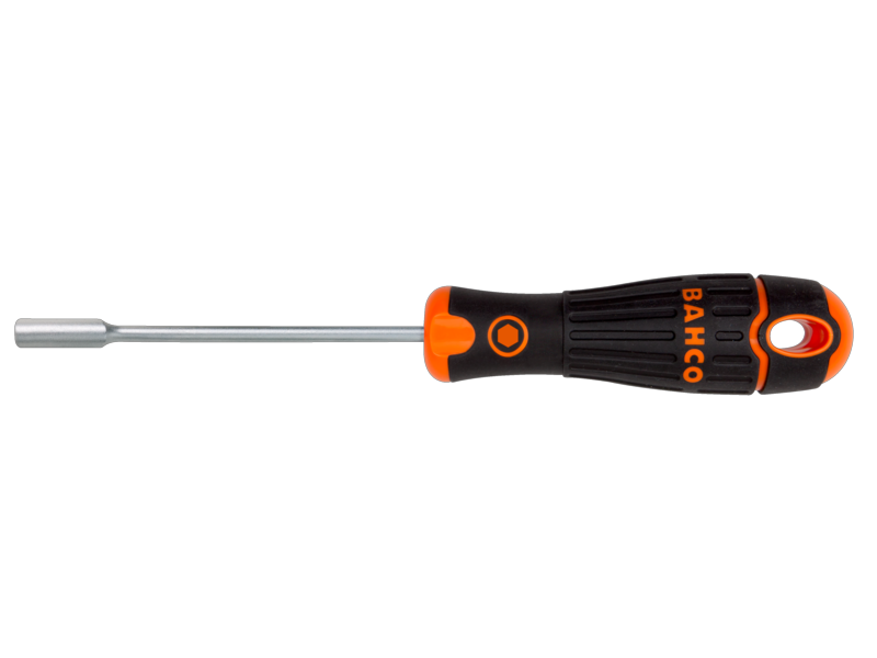 Bahco SB198.120.150 BahcoFIT Steckschlüssel für Sechskantschrauben mit Gummigriff, 12 mm x 150 mm, Einzelhandelsverpackung