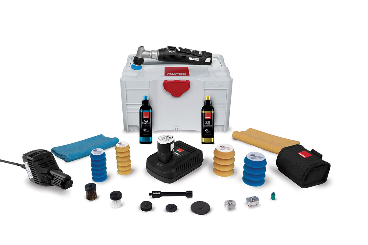 Rupes RU-HR81M/LUX HR81M/LUX Rupes Bigfoot Nano Ibrid Kurzhals-Polierer LUX