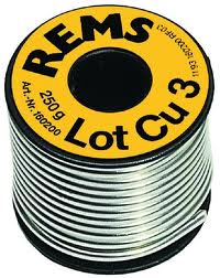 Rems 160200 R 160200 250 g Spule Weichlot-Draht Sn97Cu3, ISO 9453:2014, Dm