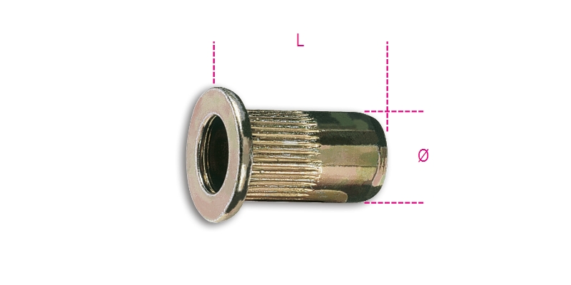 Beta 017420020 1742R-A M10 Blindnietmuttern 13x24 mm