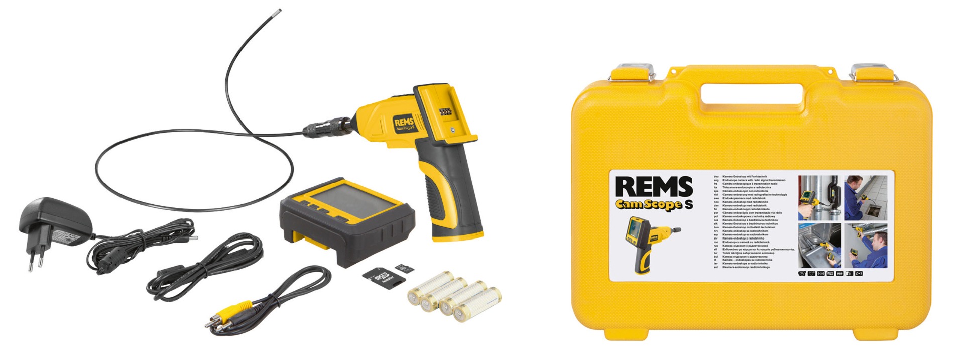 Rems 175132 R220 175132 CamScope S Set 4.5-1 Kamera-Endoskop mit Funktechnik