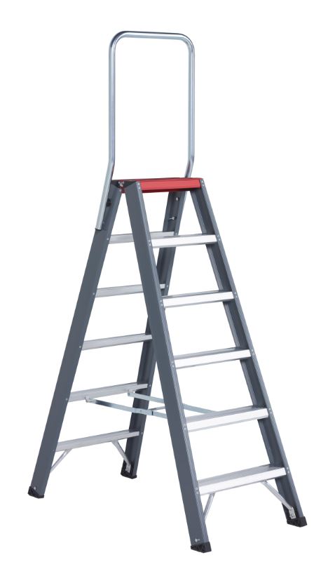 Altrex 192426 Falco Doppelte aufsteigende Treppe FDO 6-stufig