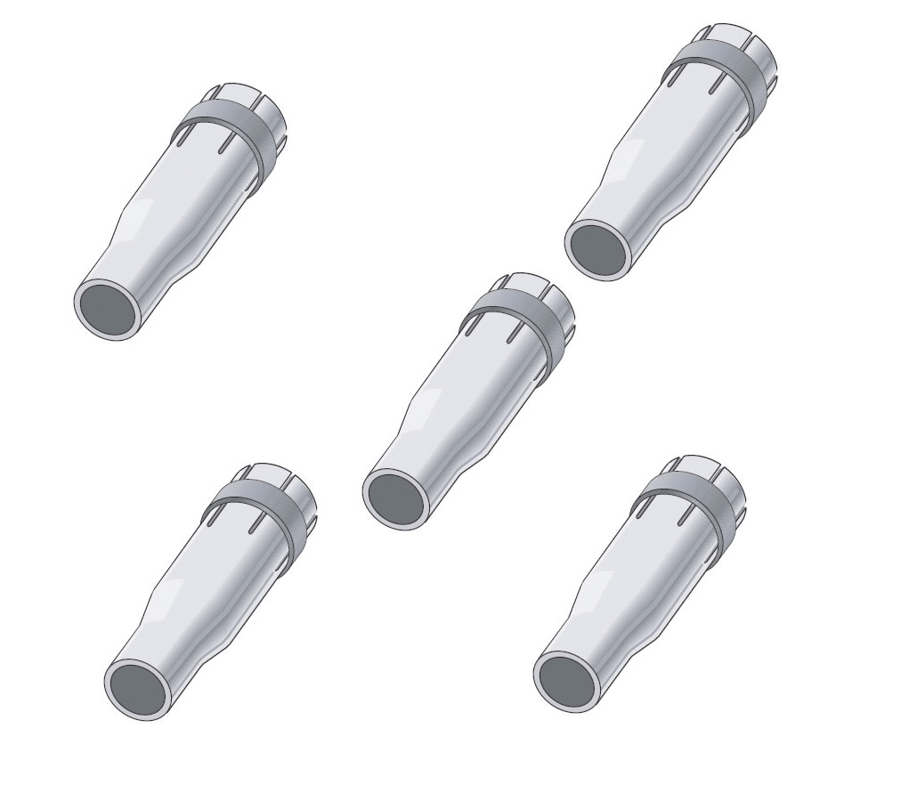 Contimac 200840T Gasdüsenflasche Form 8Xm-7Xm-401 (5 Stück)