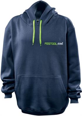 Festool Zubehör 577754 Herren Kapuzensweatshirt dunkelblau Größe M