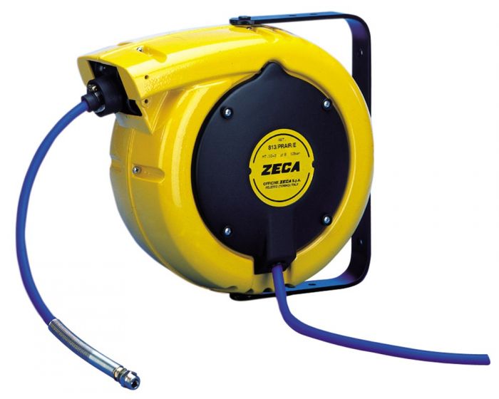 Zeca 10000319 800013 813/8 Schlauchaufroller für Druckluft und Wasser 12 m
