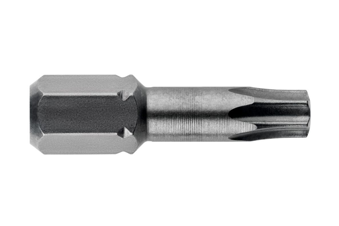 Metabo Zubehör 628523000 Bits für Torxschrauben T20/ 25 mm Torsion (3 Stück)