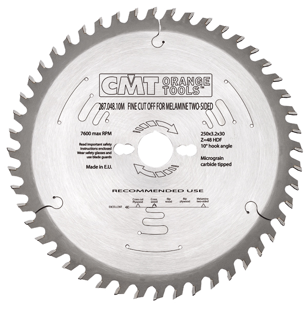 CMT 287.034.06H Sägeblatt Hohlzahn positiv 160 x 20 x 34T