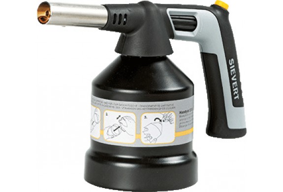 Sievert 228301 Hobbybrenner mit Griff Arbeitsdruck 1 Bar Inkl. Piezo-Zündung