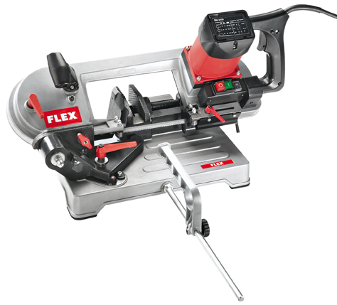 Flex-tools 390518 SBG 4910 Metall-Bandsäge mit schwenkbarem Sägerahmen