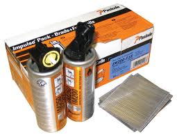 Paslode Befestigung 395196 F18 x 50 mm - F18 Stifte, galvanisiert - Gerademagaziniert - 1,2 mm Draht (inkl. Gaskartuschen) 2000 Stück