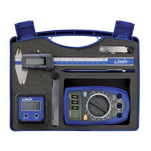Limit 230590101 6-teiliges Mess-Set im PVC-Koffer