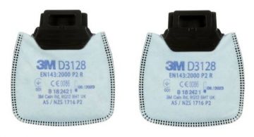 3M 1.21.17.312.80 D3128 3M™ Secure Click™ Partikelfilter, P2 R 40 Paar