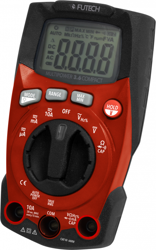 Futech 400.36C Multipower 3.6 Kompakt-Multimeter