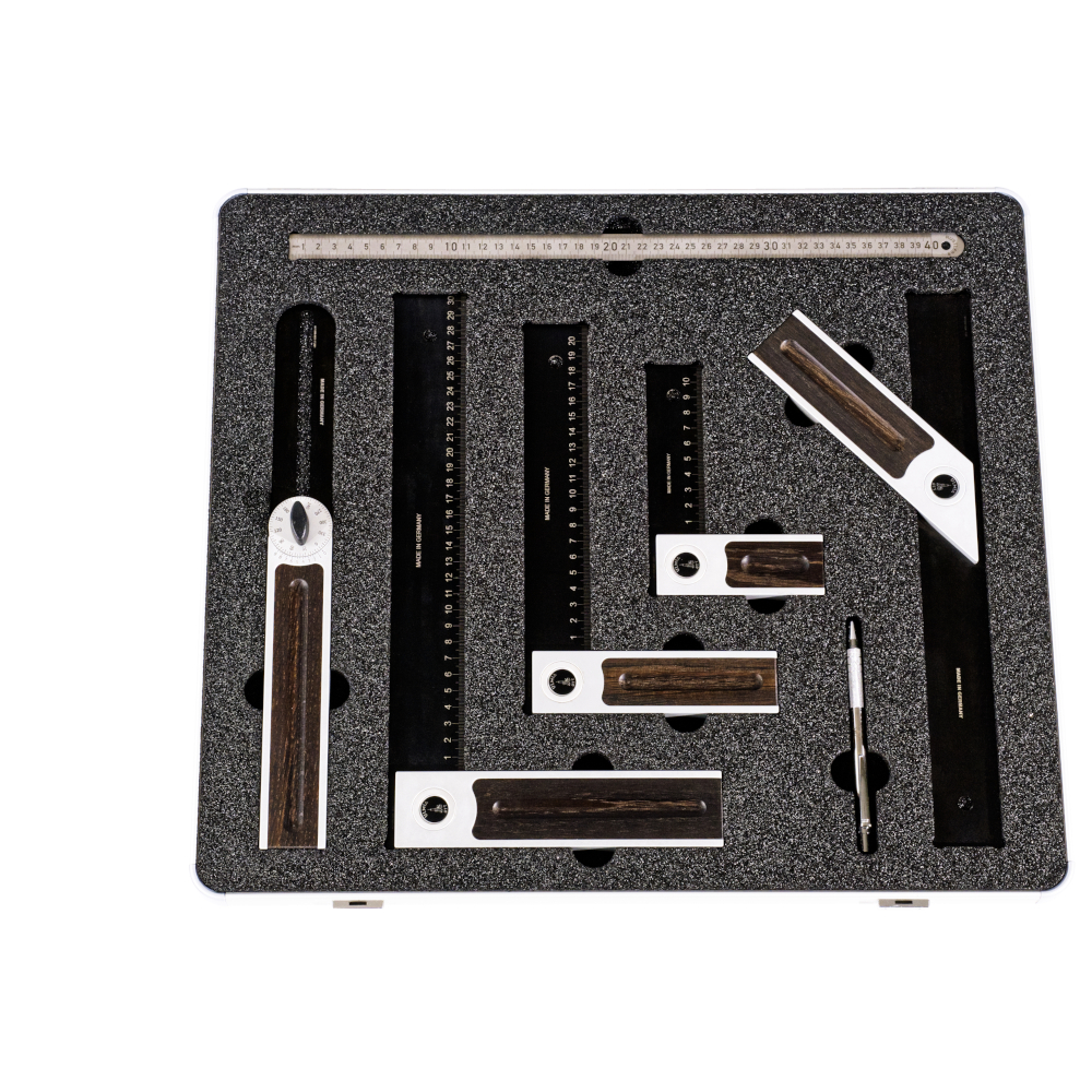 Ulmia SET-500-RE Black Edition Präzisionsmarkier-/Messgeräteset