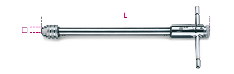 Beta 004360014 Langer Bolzenhalter mit Ratsche 4.6÷8 M5÷M12 mm 295 mm