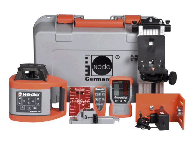 Nedo 471944 Sirius 1 HV Set2 Rotationslaser + Zubehör