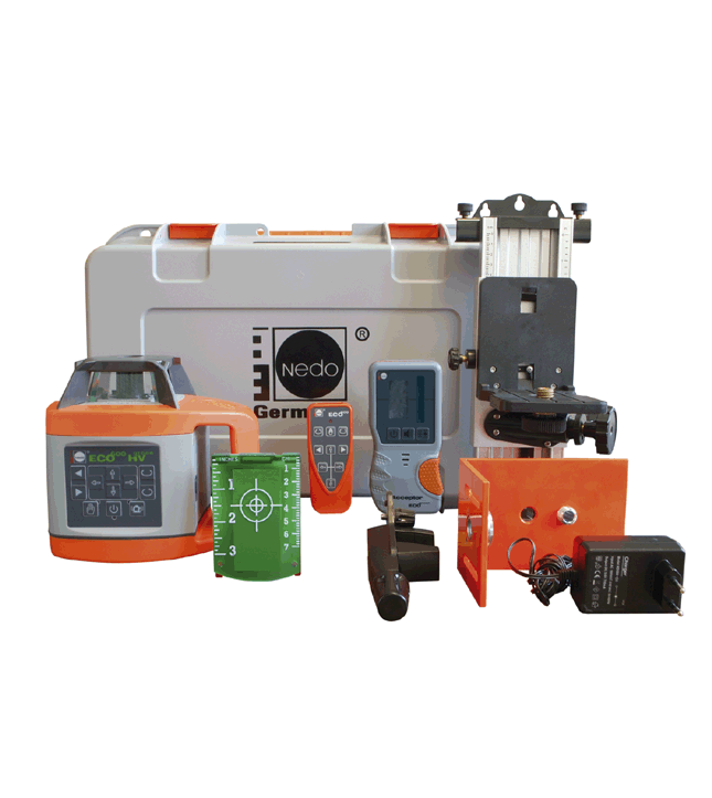 Nedo 471952 SIRIUS 1 HV grün Horizontaler/Vertikaler Rotationslaser + Zubehör!