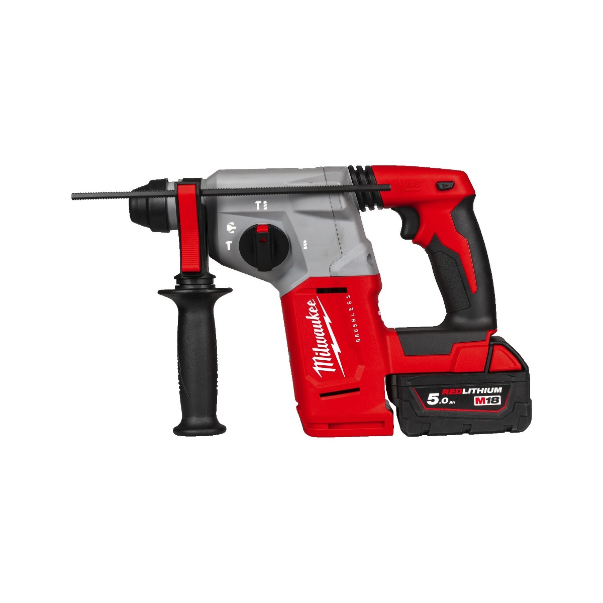 Milwaukee 4933478894 M18 BLH-502X M18 SDS-Plus Akku-Kombihammer 18V 5.0Ah Li-Ion