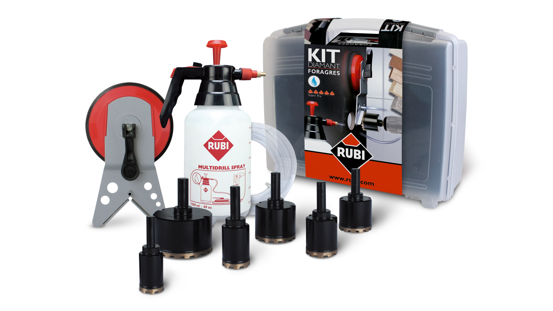 Rubi 50903 FORAGRES Diamantbohrkronen-Set