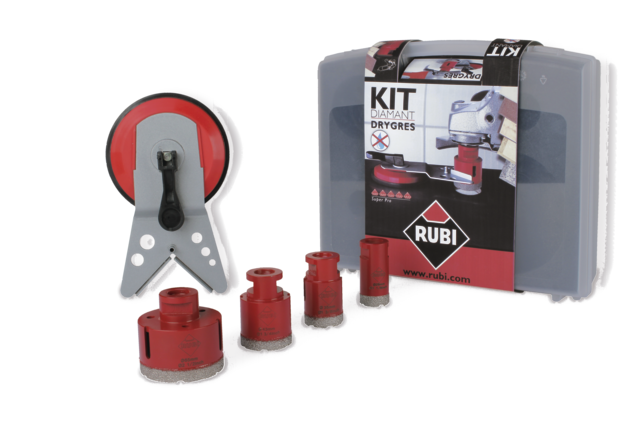 Rubi 50917 DRYGRES Diamantbohrkronen-Set M14 28/35/43/68