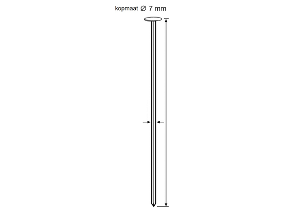Dutack 5261021 Streifennagel 3,1mm 21° Verzinkt 90mm Geringt 4000 Stück