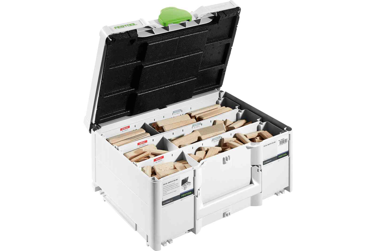Festool Zubehör 576791 DOMINO DF700 XL Sortiment Systainer DS/XL D8/D10 306 BU