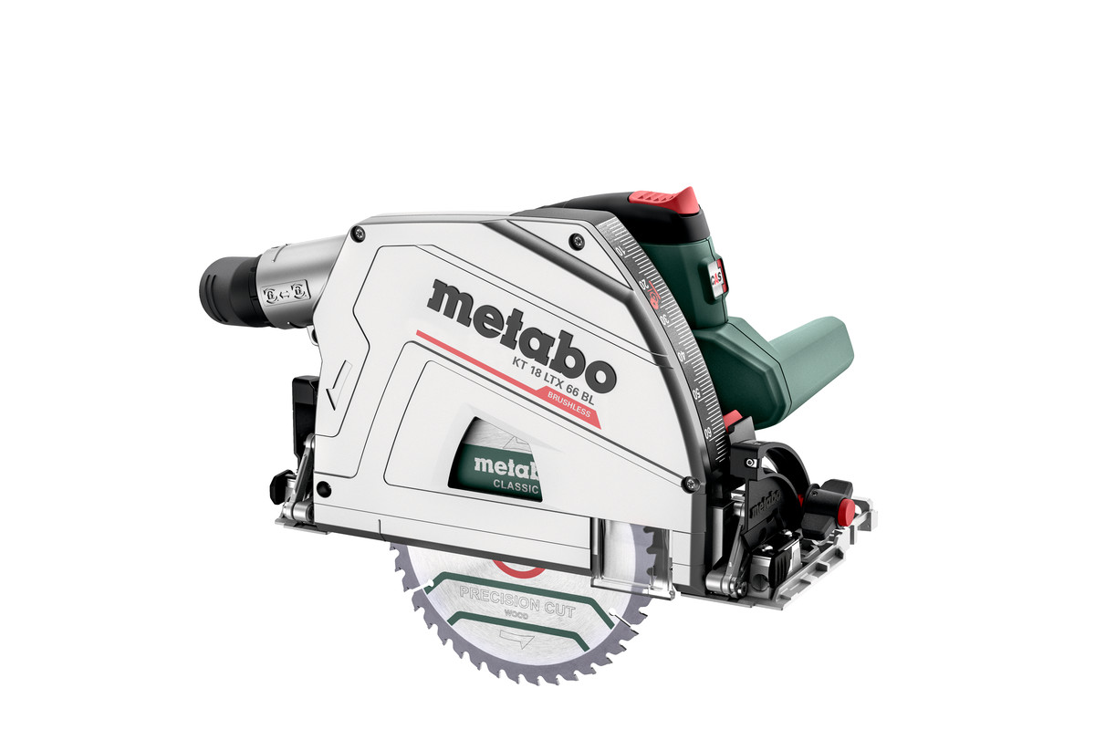 Metabo 601866660 KT 18 LTX 66 BL Akku Tauchkreissäge 18 Volt 5.5 Ah Li-ion
