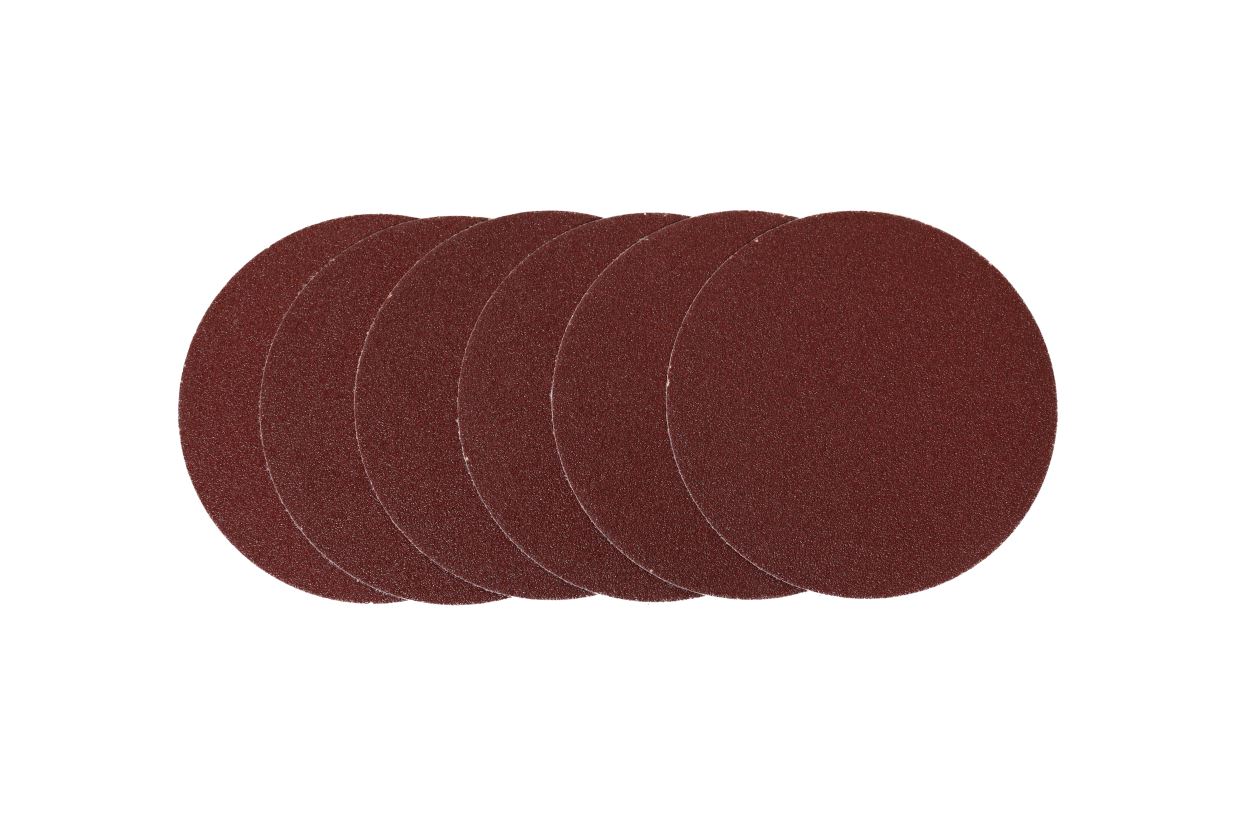 Rokamat 69140 Schleifpapier rund 200 mm P40, 6 Stück