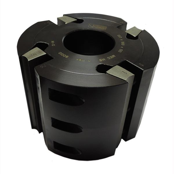 GRN Tools 700.122.1044 Profilmesserkopf für gerippte Klingen 8 mm 122x40x100
