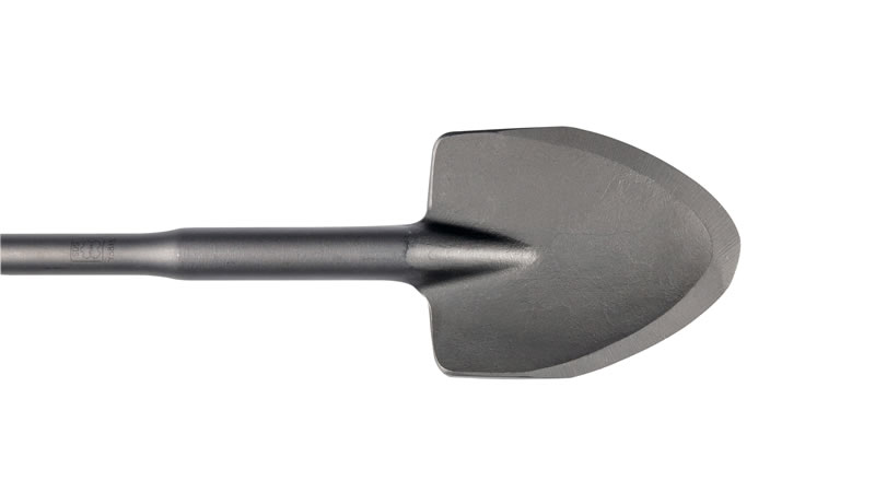 HiKOKI Zubehör 751526 Spaten Sechskantgriff 28mm (1 1/8") 125x500mm