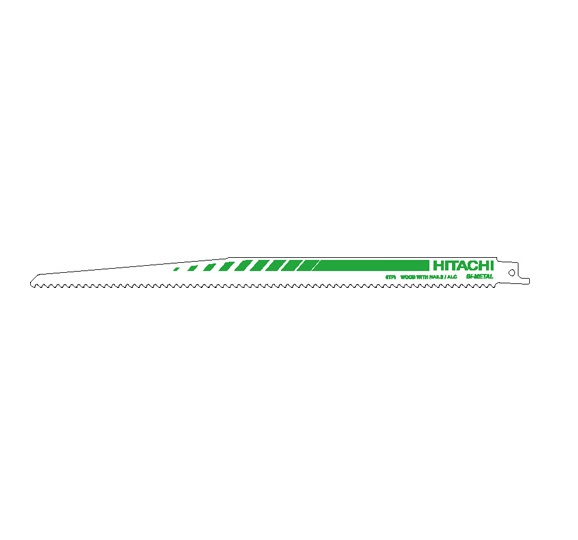 HiKOKI Zubehör 752027 RW50B Säbelsägeblatt für Metall Holz 305,0/283,5 x 19,0 x 1,25 mm 5 Stück