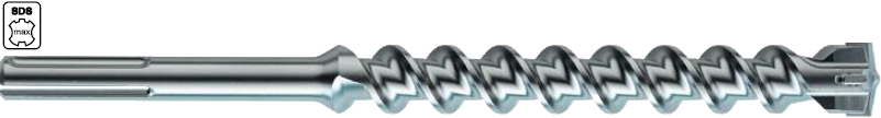 HiKOKI Zubehör 754354 SDS-Max HM Hammerbohrer 4-Schneider 18x740 mm