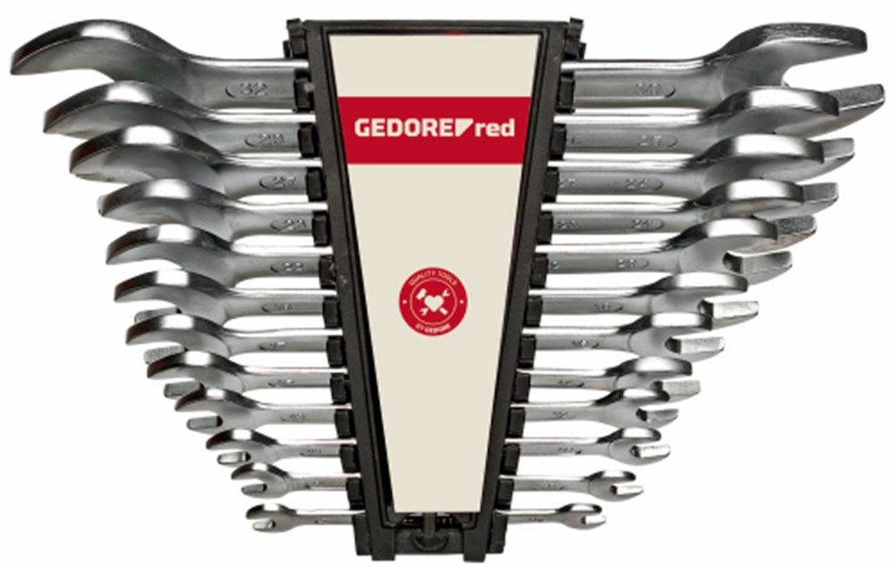 Gedore RED 3300960 Doppelmaulschlüssel Satz SW 6-32mm 12tlg
