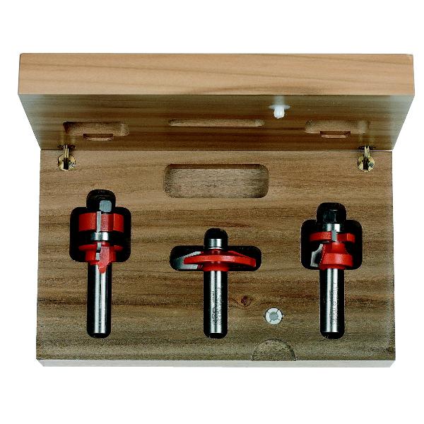 CMT 900.024.11 3-teiliges Küchentürchen-Set 8 mm Schaft