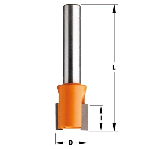 CMT 902.130.11 13 mm Falz- und Kantenfräser mit offenem Kegelkopf-Schaft 8 mm
