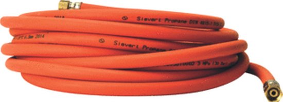 Sievert 770038 Gasschlauch Ø 6,3 mm 3/8 "L fest 10 Meter für Promatic und PRO 88/86